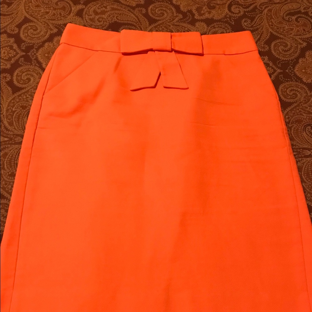 J.Crew Cotton Bow Skirt 0
